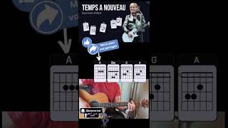 Temps a nouveau - Jean-Louis Aubert cover guitare avec les accords #tabs #guitartutorial