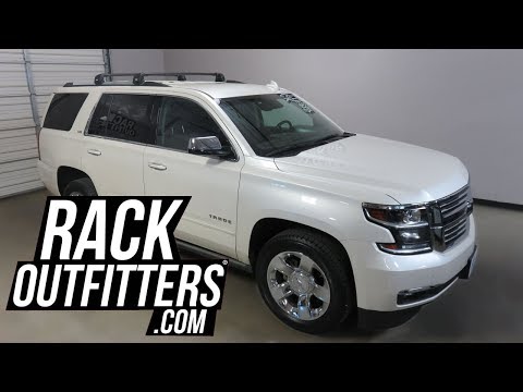 Chevrolet Tahoe with Thule AeroBlade EDGE Roof Rack Crossbars