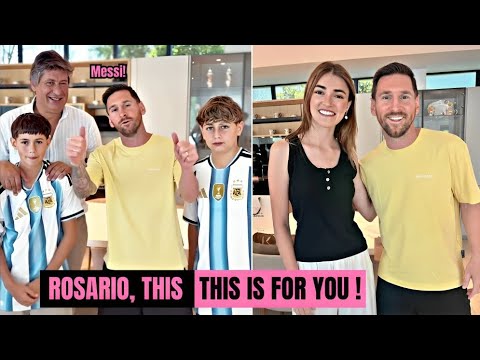 Messi’s Emotional New Year Message Leaves Rosario Fans Speechless