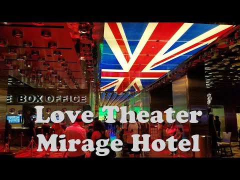 The Beatles Love Theater Entrance..Mirage Hotel Las Vegas