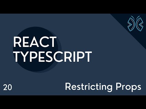 React TypeScript Tutorial 20 Restricting Props