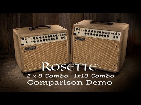 MESA/Boogie Rosette 300 Acoustic 1x10  2x8 Comparison