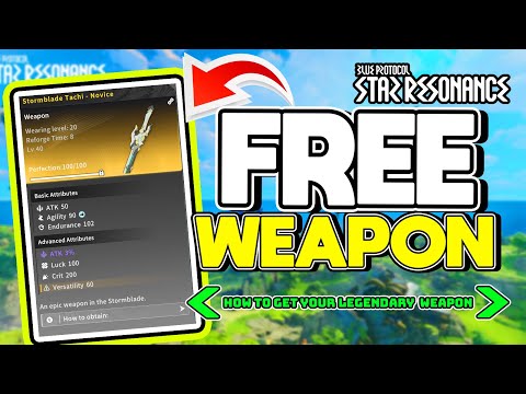 HOW to get FREE LEGENDARY Weapon on Day 1 in Blue Protocol Star Resonance