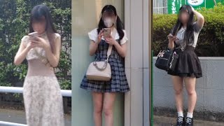 4K【大久保公園】病院周辺をお散歩👣⸒⸒6/29(木)夕方～スタイル抜群な女子多数登場‼️