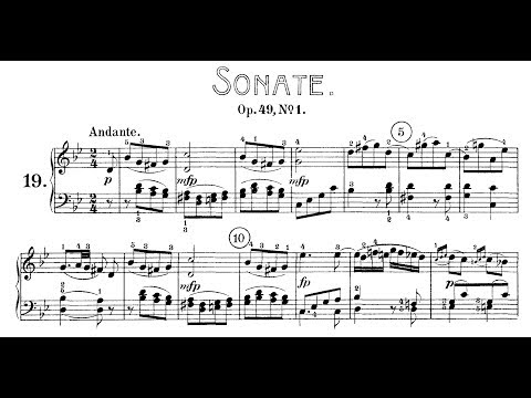 Beethoven: Sonata No.19 in G Minor, Op.49 No.1 (Biret, Lewis)