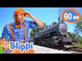 Blippi Explores A Steam Train Vehicles For Kids Educational Videos For Kids