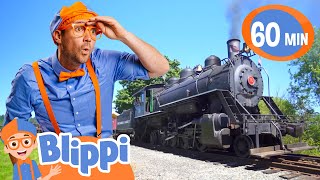 Blippi Explores a Steam Train | Vehicles for Kids | Educational Videos for Kids