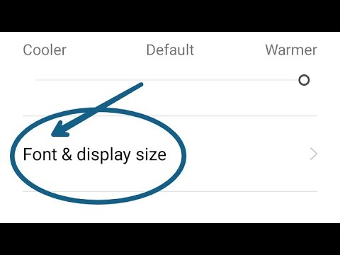 oppo A96 changed font size, how to change font size in oppo a96 phone