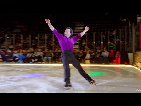 Keegan Messing performs in 'Gold on Ice' 2024 to "Moments We Live For" by In Paradise