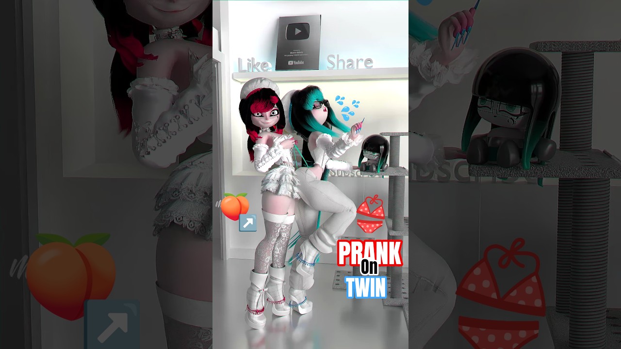 How to Wear Thong Underwear 😝 Twin Harmony Animation