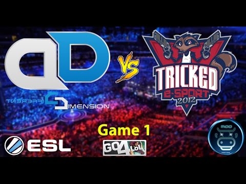 Go4LoL EUNE Mothly Finals Dec 2014 - Different Dimension vs Tricked Esports (Game1)