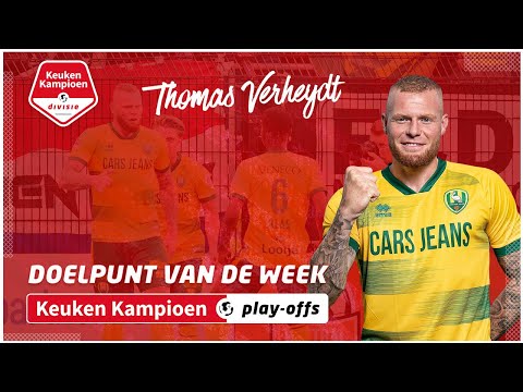 Doelpunt van de Week halve finale Keuken Kampioen Play-Offs | Thomas Verheydt