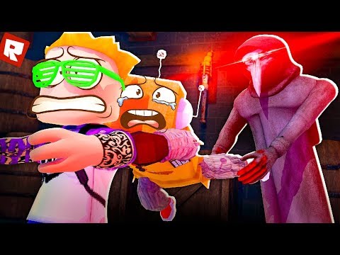 ЧУМНОЙ ДОКТОР SCP ИСПУГАЛ НАС ДО КИРПИЧЕЙ! | Roblox