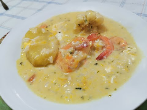 Cómo hacer chupe de camarones peruano