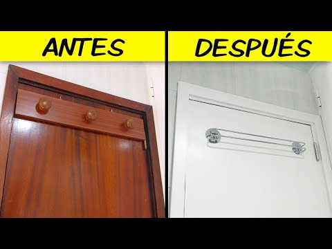 COMO PINTAR UNA PUERTA Y PONER UN TOALLERO