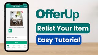 How to Relist on Offer Up !