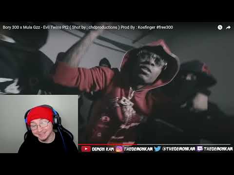Demon Kam Reacts to Bory 300 x Mula Gzz - Evil Twins Pt2 (Shot by :chdproductions) Prod By:Kosfinger