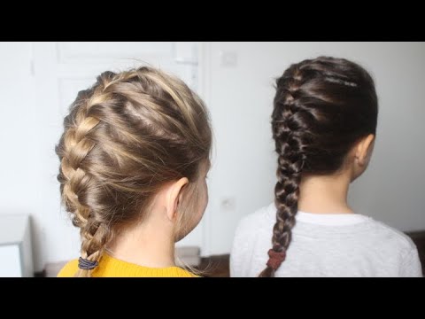 Tuto coiffure: comment faire une tresse collée à une petite fille ✨ Marion Blush