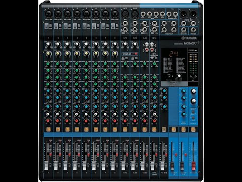 Yamaha MG16XU 16-Input 6-Bus Mixer with Effects – Ideal for Live Sound & Home Studios