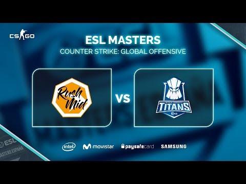 CSGO - Rush Mid vs Tenerife Titans [Train] Map 1 - ESL MASTERS CSGO T5 - #ESLMastersCS
