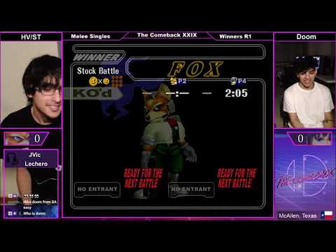 The Comeback 28 SSBM - HVST vs Doom - Winners R1