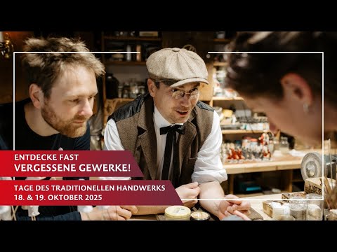 Vom Erbe zur Rarität: Fast vergessene Gewerke im Erzgebirge | Tage des Handwerks | Lahl Massefiguren