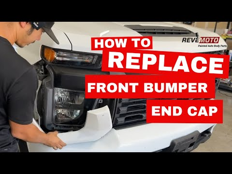 How to Replace Front Bumper 2020-2022 Chevrolet Silverado 2500/3500 HD Extension Cap or End Cap