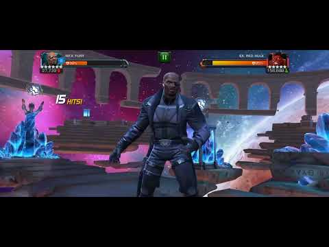 R5 6 Star Nick Fury vs Labyrinth Red Hulk (New Punching Bag boy)