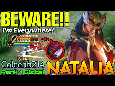 BEWARE! Natalia NonStop Hunting! - Top 1 Global Natalia by Coleenb214 - Mobile Legends