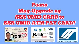 Paano Mag-Upgrade ng SSS UMID ATM Pay Card | SSS Online | SSS UMID CARD to SSS UMID ATM Pay Card