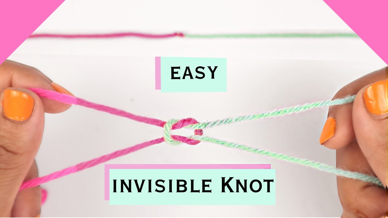 Invisible Knot (Surgeon's Join) for Seamless and Strong Yarn Joins
