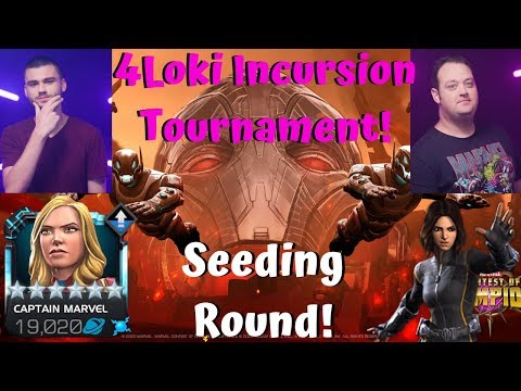 4Loki Incursion Tournament! Seeding Round! Live! - Marvel Contest of Champions