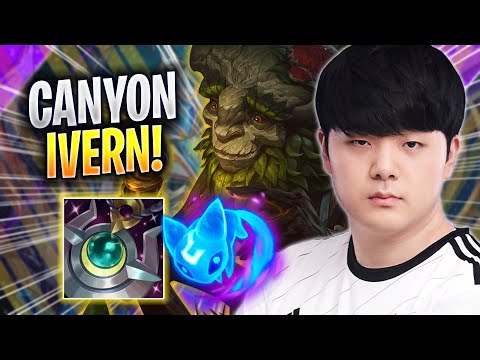 CANYON PERFECT GAME WITH IVERN! - DK Canyon Plays Ivern JUNGLE vs Poppy! | Season 2023