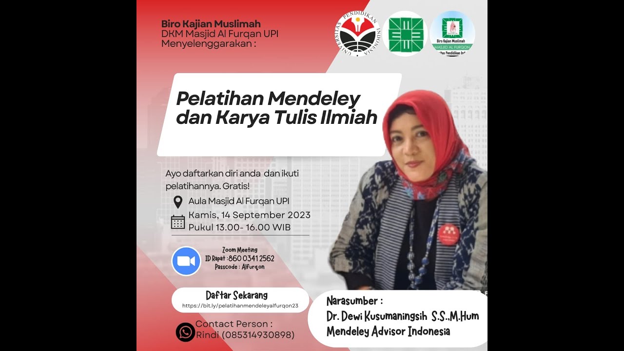 Pelatihan Mendeley dan Karya Tulis Ilmiah