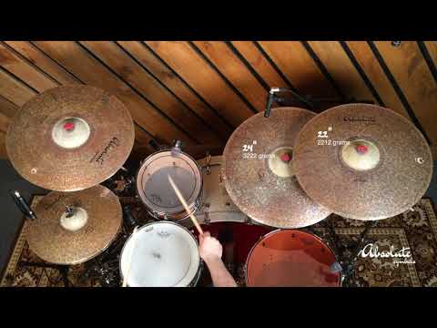 22" Absolute Cymbals Raw Crash - 2212 grams