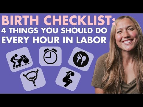 GIVING BIRTH: Do These 4 Things EVERY 60 Min For Easier Labor