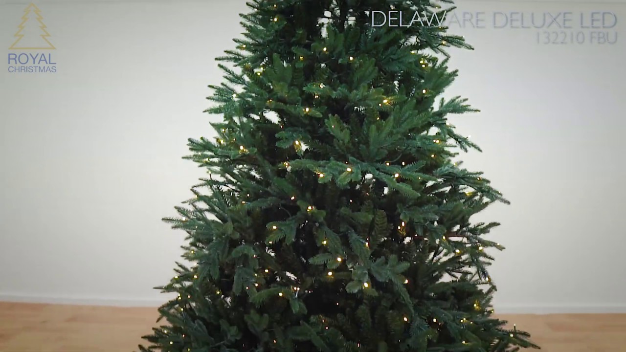 Royal Christmas - Kunstkerstboom Delaware Deluxe PE / PVC Warm LED - 132210-FBU