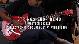 Video thumbnail for STRINGS SHOP DEMO : GRETSCH G5232T ELECTROMATIC DOUBLE JET FT WITH BIGSBY by Strings Shop