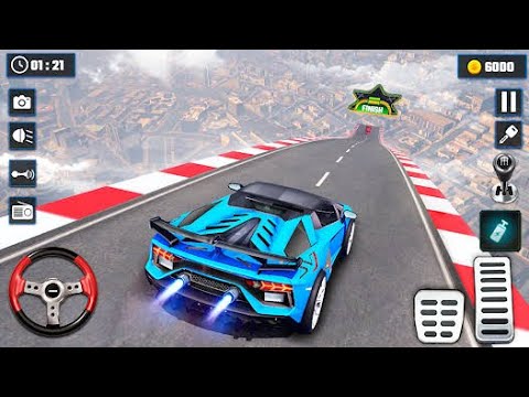 Car mega ramp 2022 -3d muscle cars stunts - android gameplay