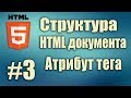 Структура html документа. Атрибут html тега. Параметры тега. HTML5 для начинающих. Урок#3 Структура html документа. Атрибут html тега. Параметры тега. HTML5 для начинающих. Урок#3