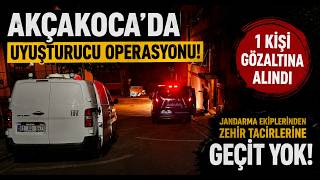 Akçakocada Uyuşturucu Operasyonunda 1 Kişi Gözaltına Alındı