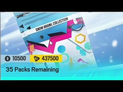 Opening all the Snow Brawl Event Packs - 40 skins