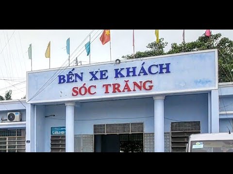 Xe Phương Trang hành trình sóc Trăng Sài Gòn/Vietnamese passenger car.