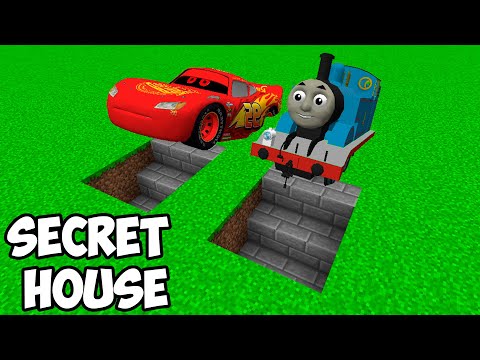 I found SECRET McQUEEN.EXE and THOMAS THE TANK ENGINE.EXE UNDERGROUND in Minecraft