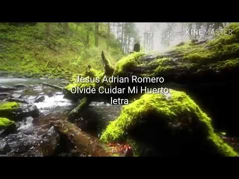 Jesús Adrián romero- olvide cuidar mi huerto letra,