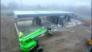 Construction and assembly of Adriateh's self-service car wash model in the UK
