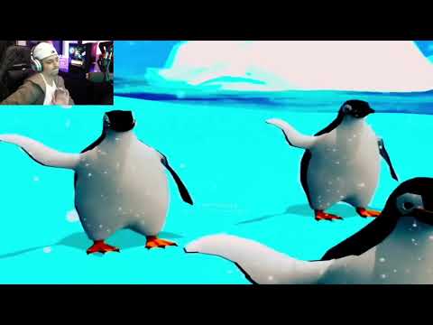 LOUD CORINGA REAGINDO A pinguins dançando MELODIA ENVOLVENTE - vai no toma toma | melhores momentos