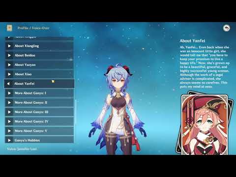 Ganyu talking about Yanfei | Genshin Impact