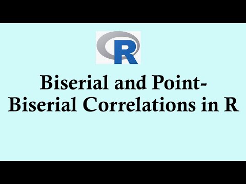 Statistics using R programming -  Biserial and Point-biserial correlation using R