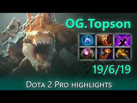 Topson 19-6 Primal Beast | Dota 2 Epic Pro Highlights